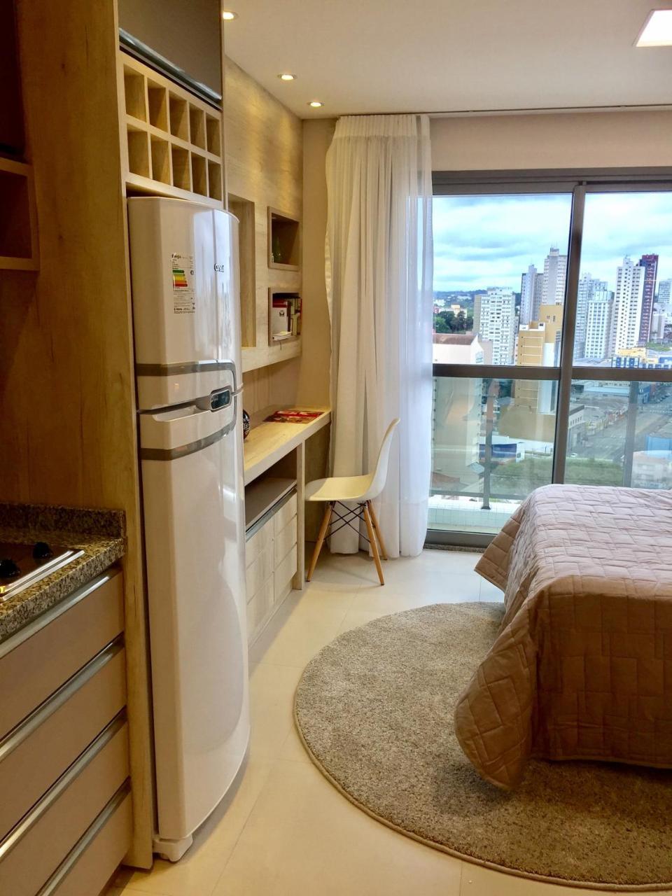 Estudio Moderno Com Linda Vista Para A Serra Curitiba Esterno foto